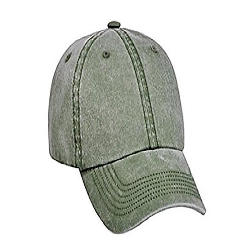 

superior washed pigment dyed cn twill low profile pro style caps - ol. green - by thetargetbuys