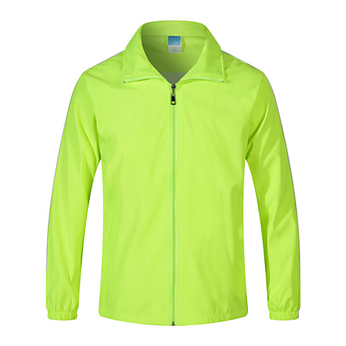 

Women's Men's Hiking Jacket Hiking Windbreaker Winter Outdoor Lightweight Windproof Breathable Quick Dry Jacket Top Fishing Climbing Camping / Hiking / Caving Sapphire fluorescent green Grass Green