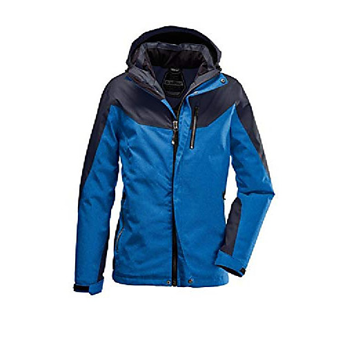 

derk men's functional jacket/outdoor/winter jacket with removable hood 10,000 mm water column waterproof, men, 34085-000, midnight, xxl