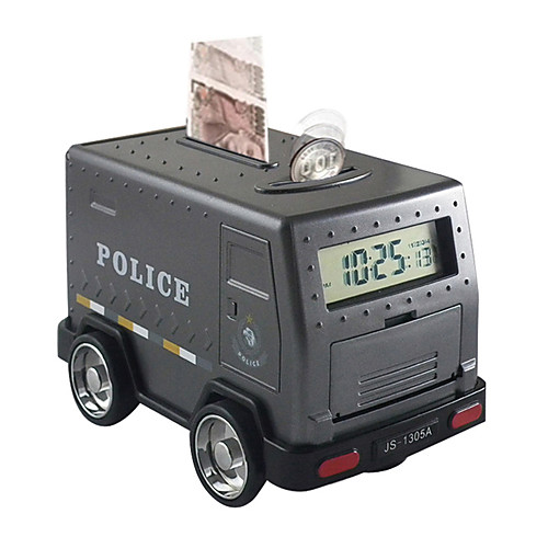 

Piggy Bank / Money Bank Family Armored Car / Cash Truck Alarm Clock Password Lock Large Size Shocking Bank Plastic Shell For Kid's Boys' Girls' / 14 years