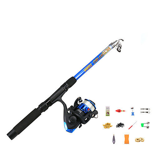 

Fishing Rod and Reel Combo Telescopic Rod 180 cm Portable Telescopic Lightweight Light (L) Sea Fishing Freshwater Fishing Bass Fishing