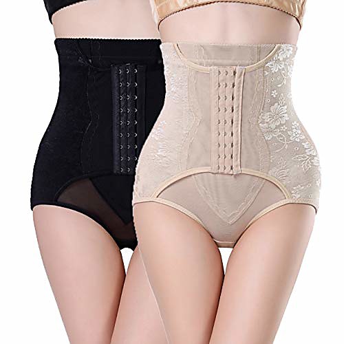 

2 packs women butt lifter shapewear bodysuit trainer corset panties tummy control high waist underwear