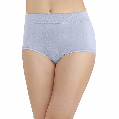 

women's no pinch-no show seamless hi cut panty 13171, honey beige lace, large/7