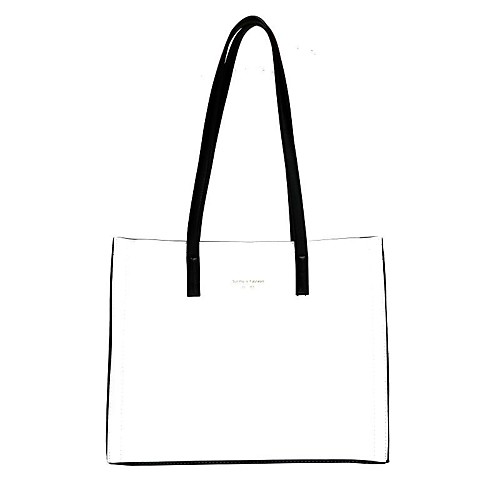 

Women's Bags PU Leather Leather Tote Crossbody Bag Zipper Daily Outdoor Handbags Baguette Bag White Black