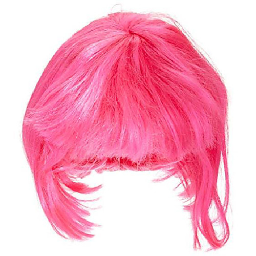 

costume hot pink super model wig, hot pink, one size