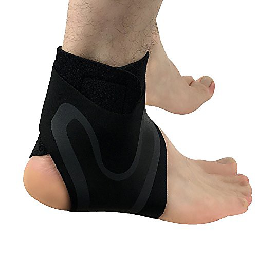 

sports ankle brace adjustable ankle stabilizer arch support sleeve for men women running,football,s-xl (right, s)
