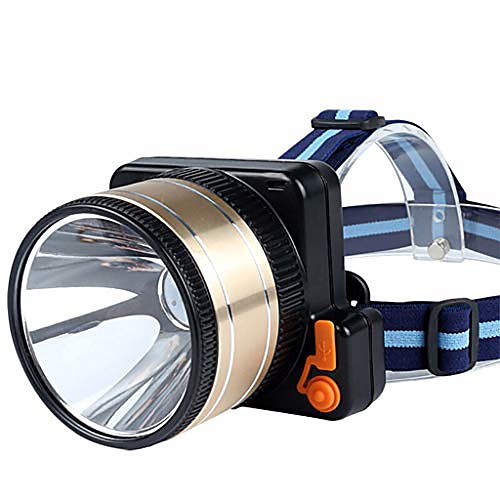 

led glare long-range outdoor waterproof charging high-power induction headlights, outdoor riding night fishing headlights (color : white light, size : large)