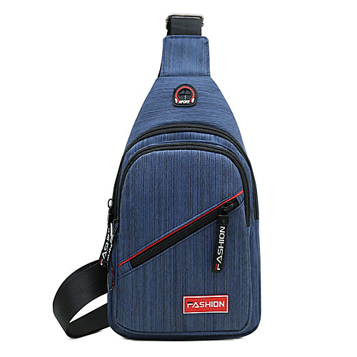 

Unisex Bags Sling Shoulder Bag Chest Bag Daily Outdoor 2021 Black Blue Gray
