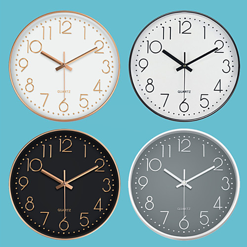 

Fashion Silent Wall Clock Creative Stereo Digital Scale Wall Clock 3030CM