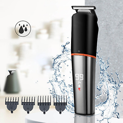 

New Electric Hair Clipper Full Body Washing Electric Hair Clipper Digital Display T-Type USB Rechargeable Electric Hair Clipper