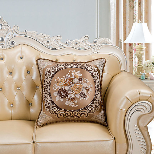

Retro European Style Sofa Cushion Cover Upscale Luxurious Court Style Pillow Case Cover Living Room Bedroom Sofa Pillow Case Cover