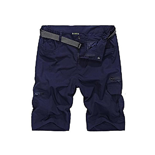 

camping men's mountaineering quick drying waterresistant multiple pockets cargo shorts 2x-large blue