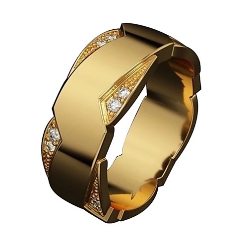 

women's ring aaa cubic zirconia 1pc silver platinum plated alloy stylish daily jewelry cute