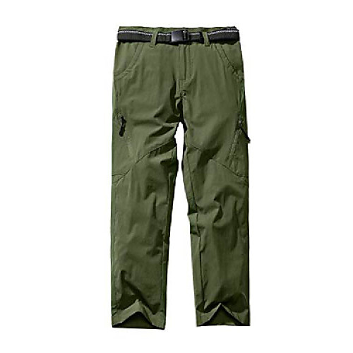 

kids'cargo pants, youth boys' hiking pants, casual outdoor quick dry boy scout uniform trial pants trousers,army green,xs(6y)