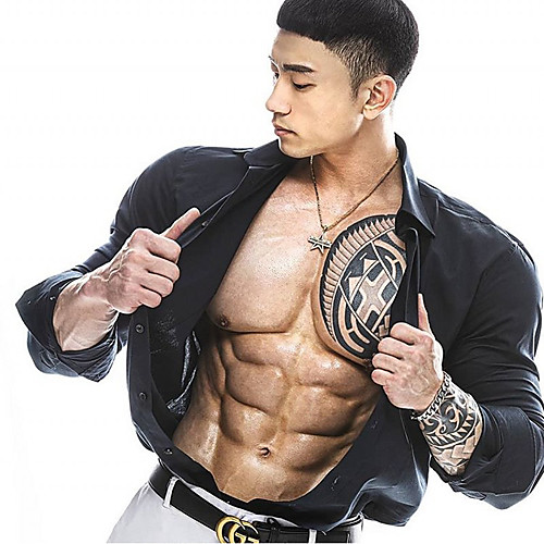 

Men's Tee / T-shirt Pure Color Shirt Collar Nylon Solid Color Sport Athleisure T Shirt Top Long Sleeve Breathable Soft Comfortable Exercise & Fitness Everyday Use Daily Exercising General Use