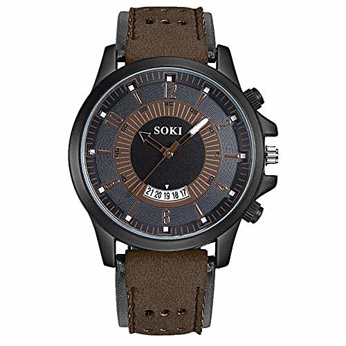 

men's watches sale clearance,jukila men analog date quartz watch luxury fashion classic wrist watch casual business bracelet watches gift round dial case silica gel band watches