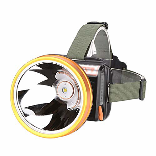 

led headlights 9900w headlights glare rechargeable head-mounted night fishing camping hiking waterproof (color : black, size : 9.59cm)