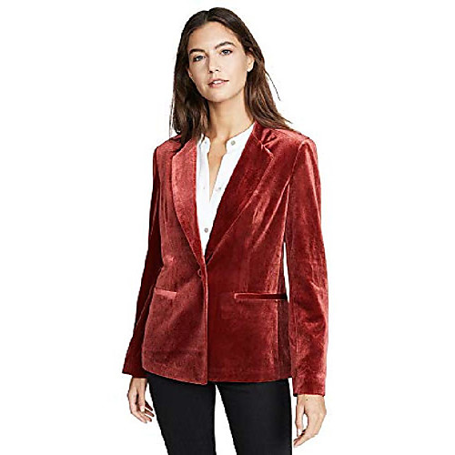 

women's trail blazer jacket, brick, red, large