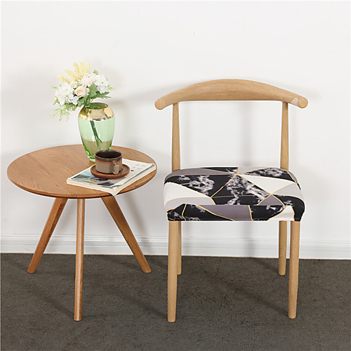 

1 Piece Dining Chair Seat Covers, Stretch Fitted Dining Room Upholstered Chair Seat Cushion Cover, Removable Washable Furniture Protector Slipcovers