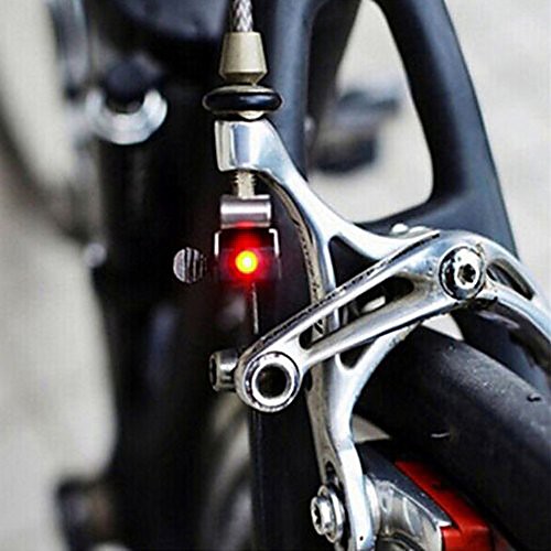 

mini bike brake light mount tail rear bicycle cycling led safety warning lamp