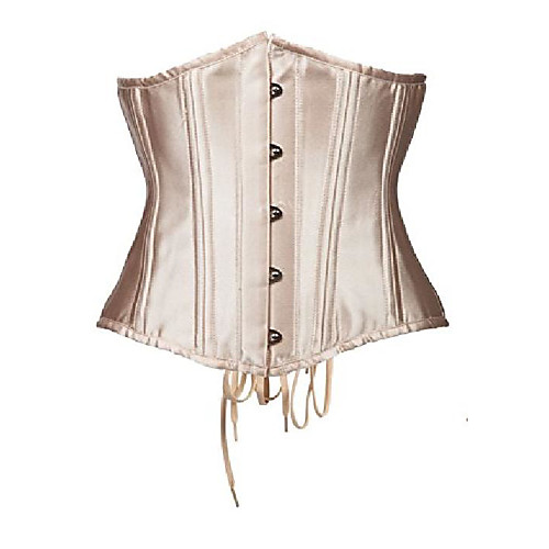 

women's 26 steel boned vintage underbust corset heavy duty slimming shaper