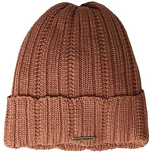 

designs women's ember beanie, red rock, os