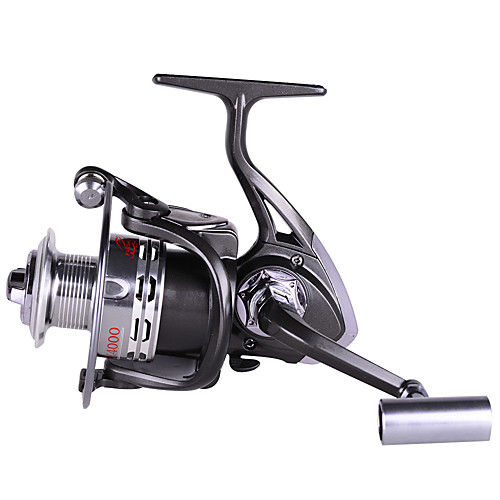 

Fishing Reel Spinning Reel / Carp Fishing Reels 5.2:1, 4.9:1 Gear Ratio 12 Ball Bearings Waterproof for Sea Fishing / Bait Casting / Spinning