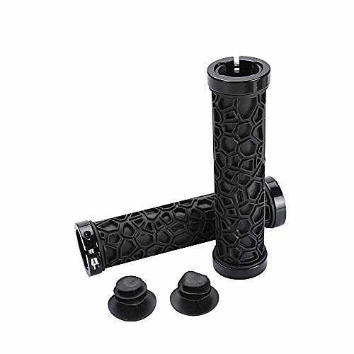 

dual lock-on bike grips bike handlebar grips for mountain bicycle handlebars mtb locking ends fixie bmx