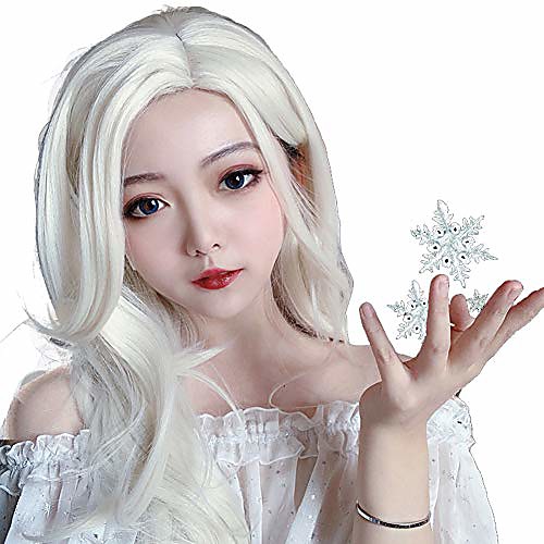 

cartoon cosplay wig for elsa long golden cosplay wig 35.4'' (golden)