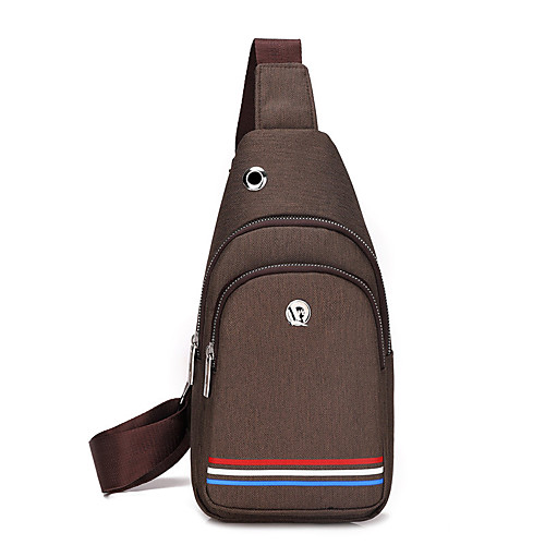 

Men's Bags Sling Shoulder Bag Chest Bag Daily Outdoor 2021 MessengerBag Black Blue Brown Gray