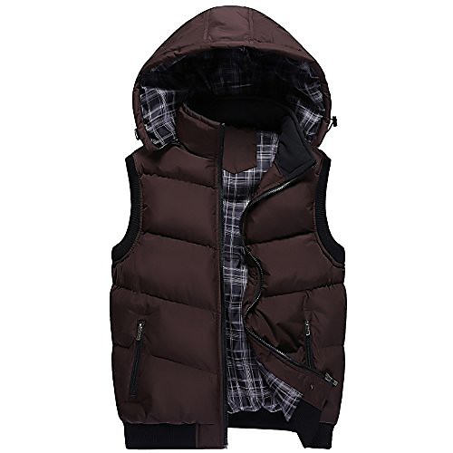 

Men's Hiking Vest / Gilet Fishing Vest Winter Outdoor Solid Color Lightweight Breathable Quick Dry Sweat wicking Top Hunting Fishing Climbing Lake blue Black Red Army Green Gray