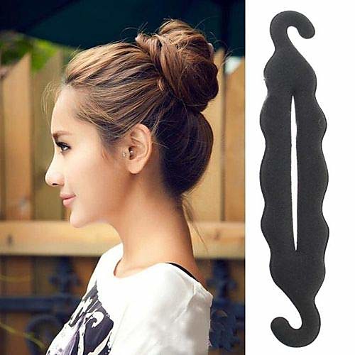 

hair bun maker magic bun maker thick hair hair holder sponge clips hair styling donut buns hair twist curler donut tools (1pcs)