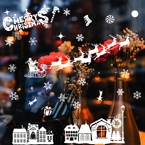 

Wall Sticker New Year's Christmas Ornaments Holiday Decorations Party Garden Wedding Decoration