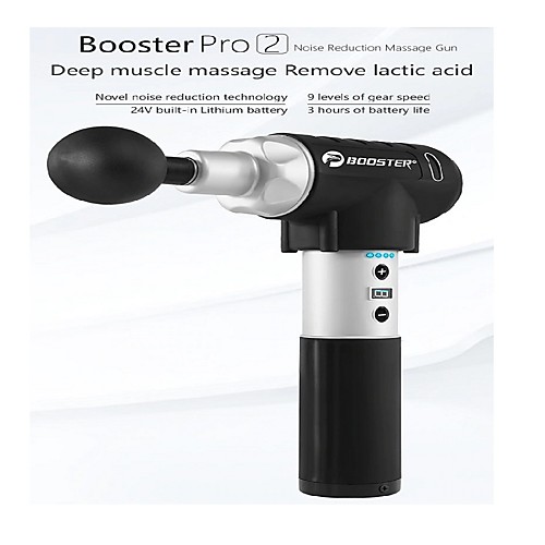 

Booster Pro 2 Deep Tissue Muscle Massage Gun 24V Massage Guns Body Muscles Relaxing Relief Pains 5 Heads With Low Noise for Fitness Shaping