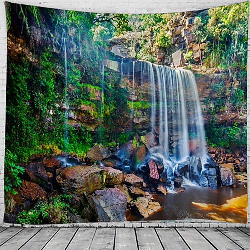 

Beautiful And Spectacular Waterfall Scenery Pattern Tapestry Wall Hanging Tapestry Wall Carpet Wall Art Wall Decoration Tapestry Wall Decoration