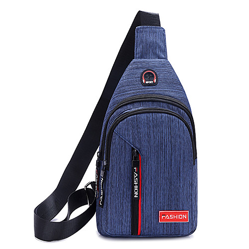 

Unisex Bags Sling Shoulder Bag Chest Bag Daily Outdoor 2021 Black Blue Gray