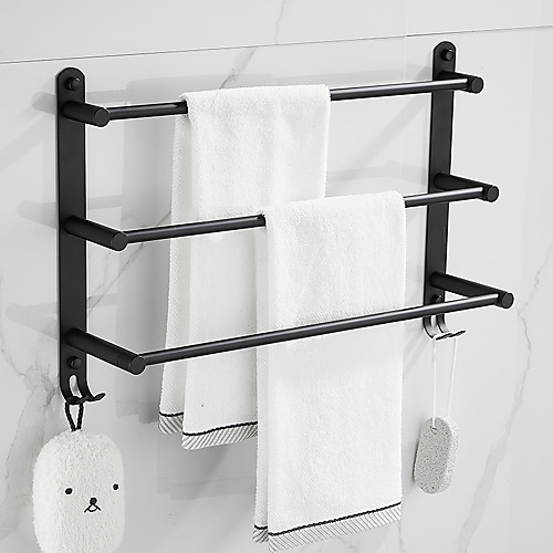 

Towel Bar Multilayer / New Design / Creative Traditional / Modern Stainless Steel 1pc - Bathroom / Hotel bath 3-towel bar Wall Mounted