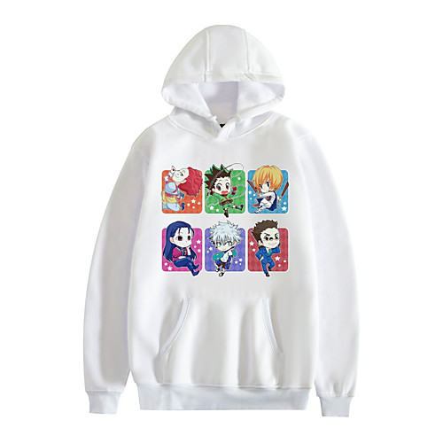 

Inspired by Hunter X Hunter Killua Zoldyck Cosplay Costume Hoodie Polyester / Cotton Blend Graphic Printing Hoodie For Women's / Men's