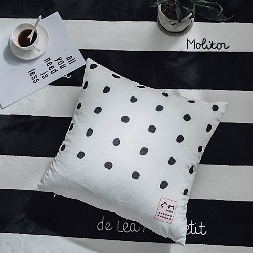 

Swan Velvet Fashion Simple Pillow Case Cover Living Room Bedroom Sofa Cushion Cover Modern Sample Room Cushion Cover