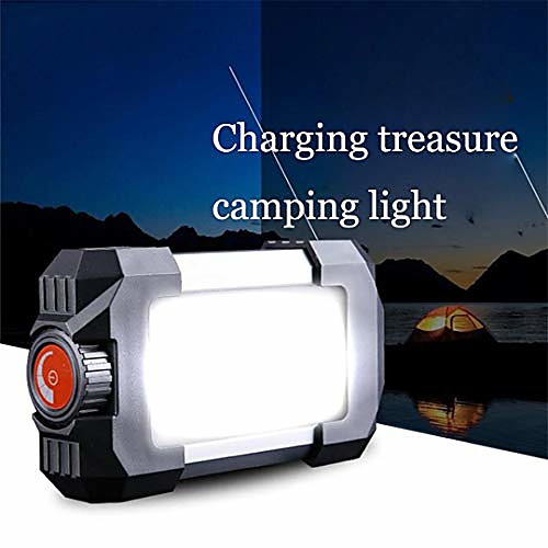 

outdoor rechargeable portable 27 leds lantern lamp flasher flashlight lantern light with usb hook 10w 500lm camping tent light black