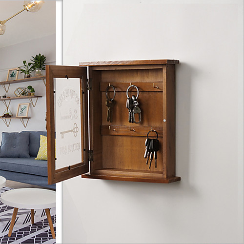 

Key Storage Box Wall Hanging Door Living Room Creative Household Finishing Decoration Porch Key Storage Ornament Key Box