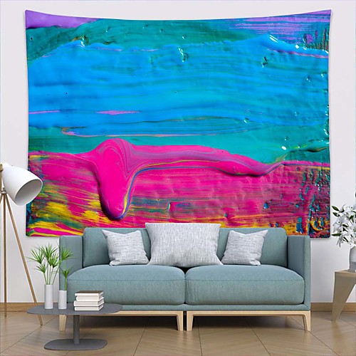 

Wall Tapestry Art Deco Blanket Curtain Picnic Table Cloth Hanging Home Bedroom Living Room Dormitory Decoration Polyester Fiber Novelty Modern Pigment