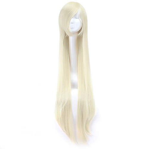 

100cm Beautiful Charming Cosplay Straight Wig (Beige)