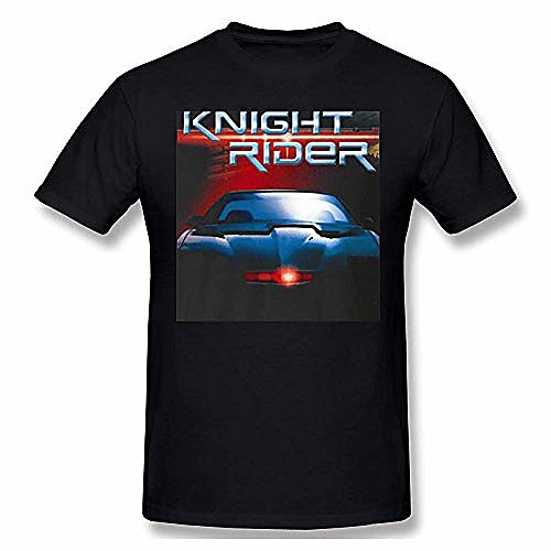 

mens funny knight rider classic retro movie t-shirt black
