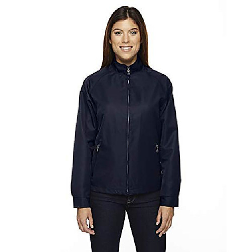 

north end women's microfiber twill hip length zipper jacket, blue drop, small