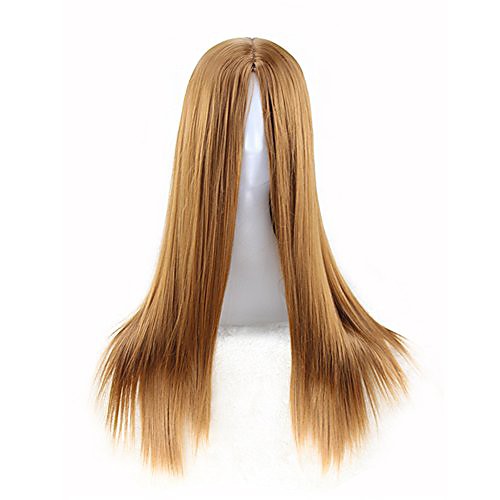 

70cm women's long straight hair no bangs party wig cosplay wigs