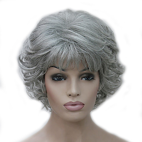 

Synthetic Wig Hathaway Middle Part Wig Blonde Short Curly Golden Blonde Synthetic Hair 12 inch Women Synthetic Sexy Lady Hairstyle