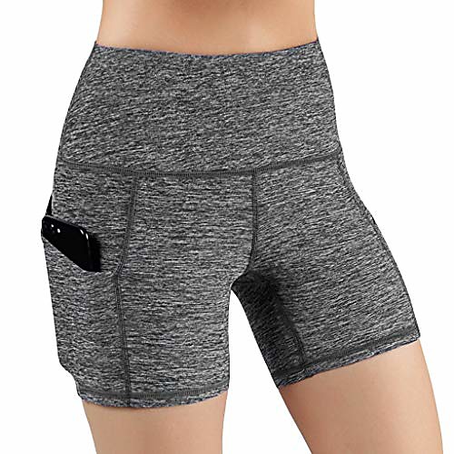 

ulanda high waist yoga shorts for women tummy control athletic workout running shorts tie dye yoga pants with pockets