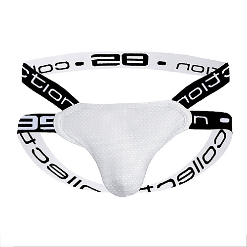 

Men's Jockstrap Athletic Supporters Sports Underwear Sports & Outdoor Underwear Shorts Bottoms Nylon Mesh Winter Running Workout Walking Jogging Training Breathable Quick Dry Soft Normal Sport Solid