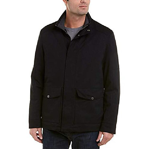 

hart schaffner marx men's hendricks field jacket, navy, m
